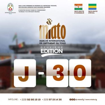 MIATO 2022 J 30 370x370 - Togo/ Le MIATO revient au galop ; plus que 30 jours avant la deuxième édition