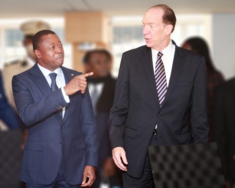 Cooperation Togo Banque mondiale 463x370 - A Washington, Faure Gnassingbé et David Malpass passent en revue la coopération entre le Togo et le Groupe de la Banque mondiale