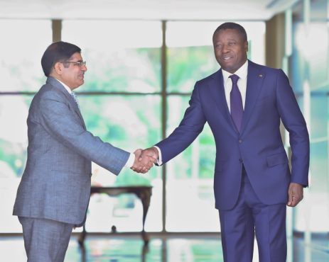 Diplomatie En fin de mission lambassadeur de lInde exprime sa gratitude au chef de lEtat 463x370 - Diplomatie : les adieux de l’ambassadeur de l’Inde à Faure Gnassingbé