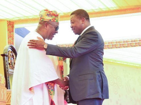 Diplomatie Investiture du nouveau President ghaneen John Mahama Accra en presence du chef de lEtat 768x575 1 494x370 - Investiture de John Mahama: Faure Gnassingbé assiste à l'événement