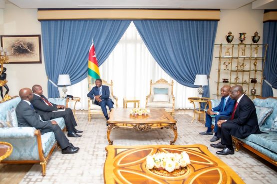 Une delegation de la Zambie chez Faure Gnassingbe 555x370 - Présidence de la BAD : la Zambie en quête du soutien du Togo