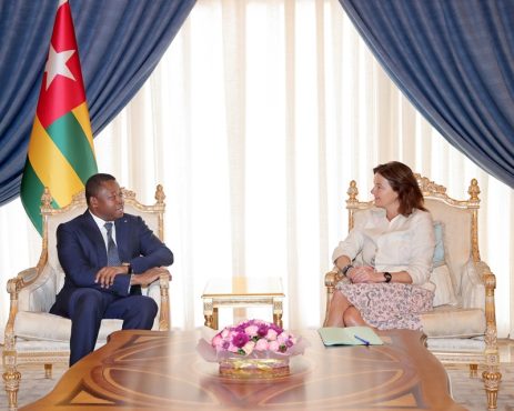 Partenariat Togo UE Madame Tanja Fajon recue par le chef de lEtat  463x370 - Partenariat Togo-UE : Madame Tanja Fajon reçue par le chef de l’Etat