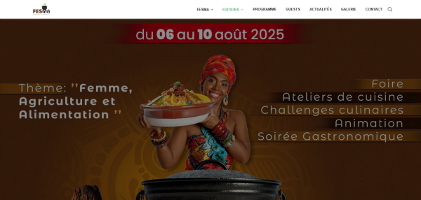 FESMA 2025 visuel1 600x286 -   FESMA : la 4ème édition, c’est du 06 au 10 août