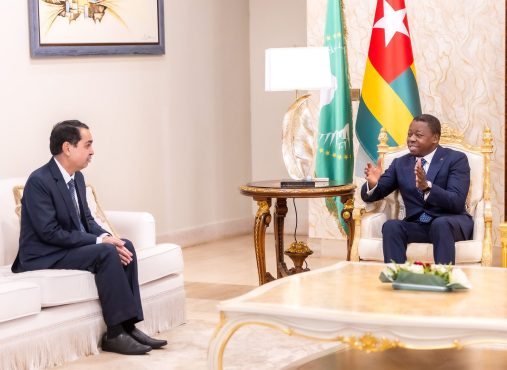 Nouvel ambassadeur de lInde chez Faure Gbassingbe 507x370 - Coopération: le nouvel ambassadeur de l’Inde chez Faure Gnassingbé