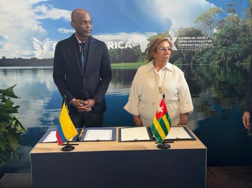 Togo Colombie 494x370 - Togo-Colombie : une coopération renforcée