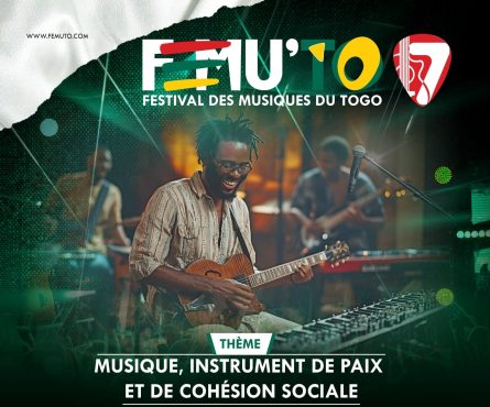 FEMU'TO 7è édition: du 23 au 27 décembre 2026 à Lomé et à Kara FEMUT 2026 Musique Instrument de paix et de cohesion sociale 445x370 - FEMU'TO 7è édition: du 23 au 27 décembre 2026 à Lomé et à Kara