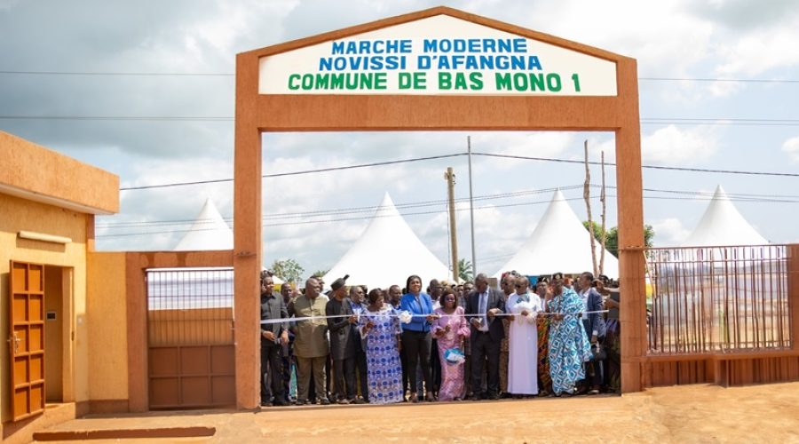 Inauguration marchés Glidji et Afagnan