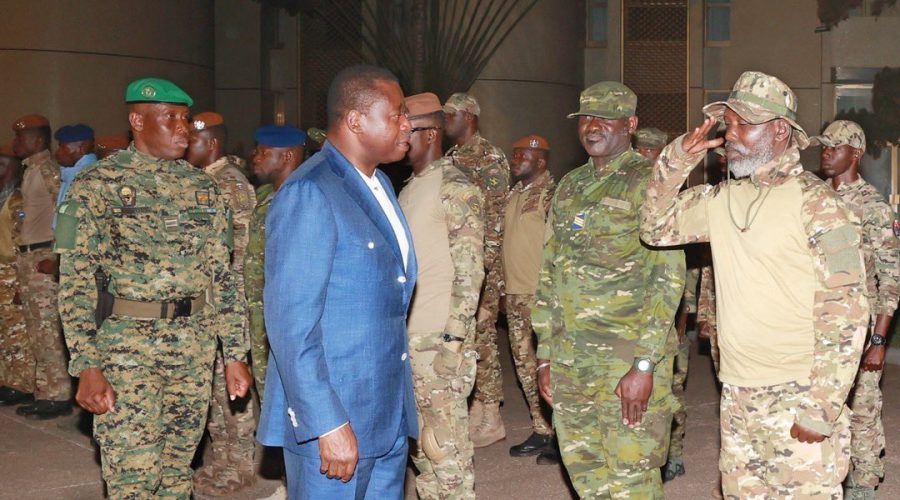 Les militaires ivoiriens chez Faure