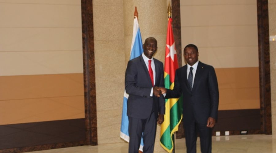 Makhtar Diop et Faure Gnassingbé