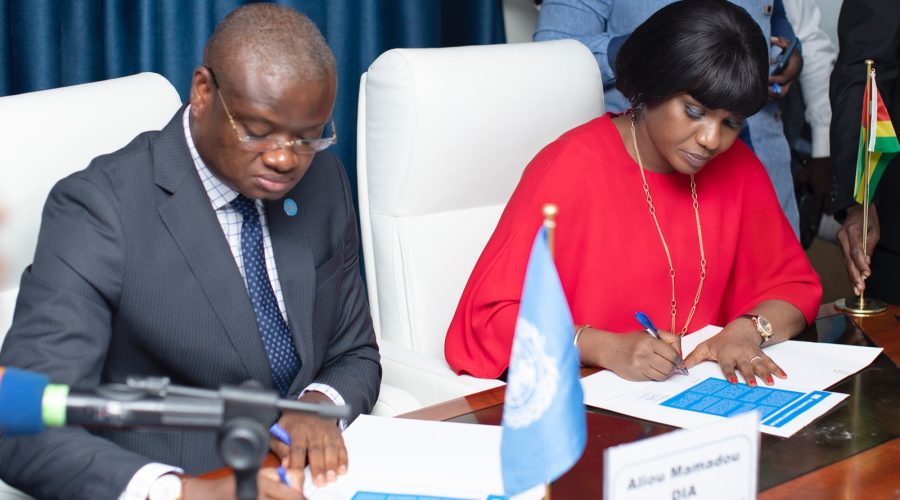 Signature Togo- Nations-Unies