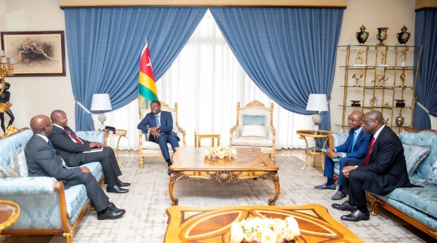 Une délégation de la Zambie chez Faure Gnassingbé